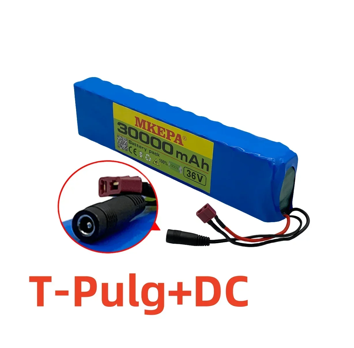 10S3P, 36V, 18650 lithium battery pack, 1000W with BMS modified battery, suitable for bicycles, scooters, and electric vehicles