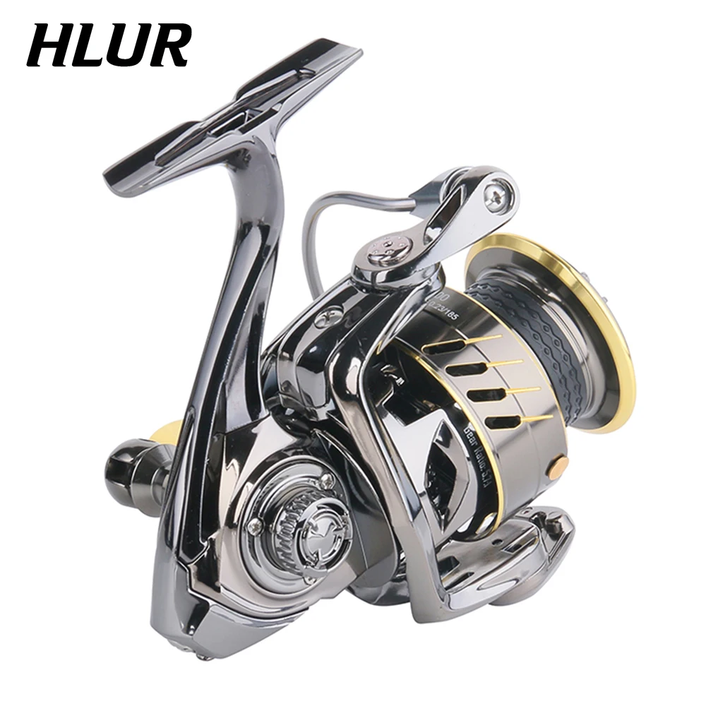 

Спиннинговая катушка HLUR для дальнего заброса, DK 2000 6000 5,7: 1, 12 кг, сверхлегкая катушка для ловли щуки, окуня