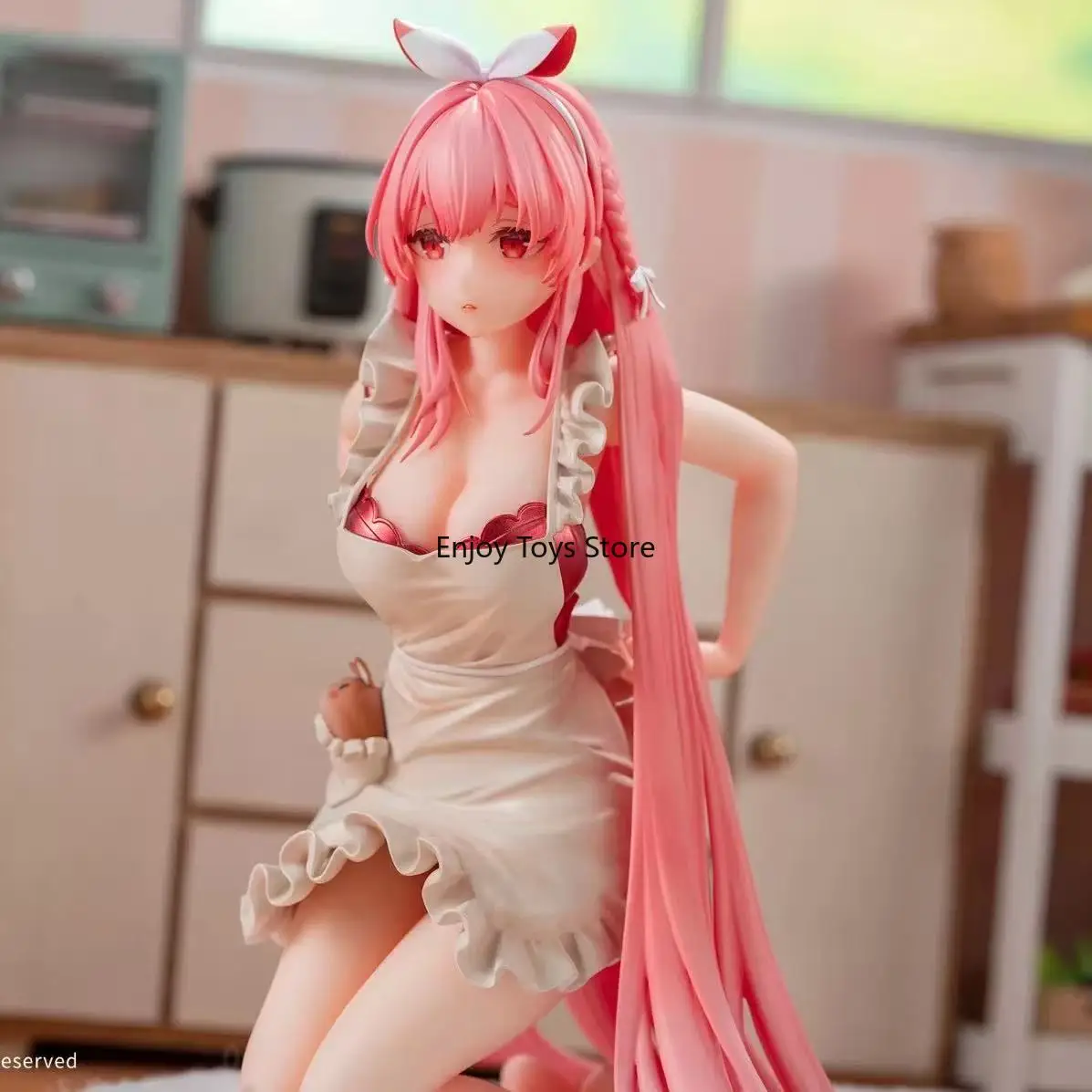 

In Stock Animester 1/7 Apron Version White Rabbit Rosu Figure