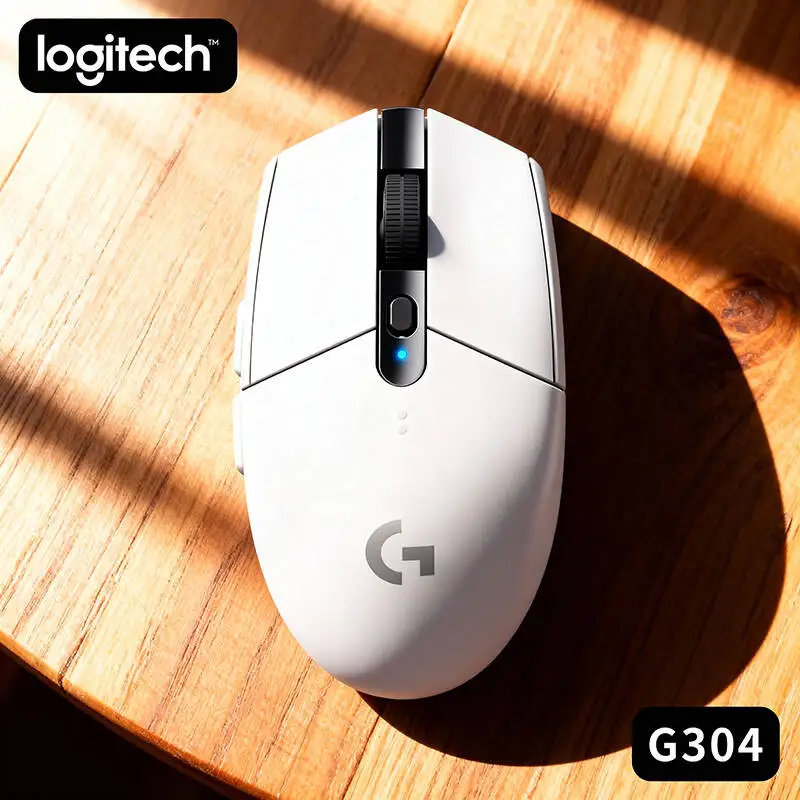 

Беспроводная игровая мышь Logitech G304, датчик HERO, 12000 точек на дюйм, 6 программируемых кнопок, длительный срок службы батареи для ПК, ноутбуков, геймеров