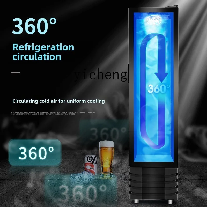 

ZZ Beverage Display Cabinet Refrigerated and Fresh Commercial Vertical Freezer