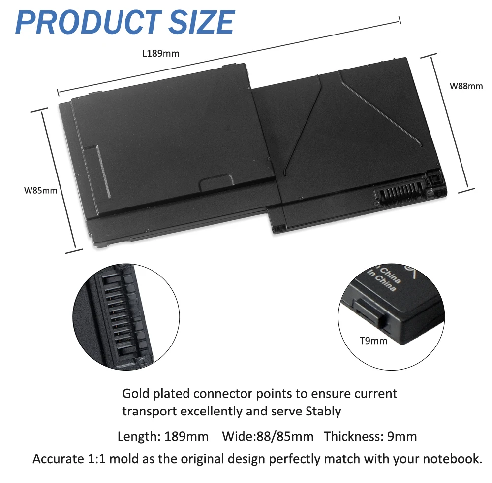 ETESBAY SB03XL HP EliteBook 820 720 725 G1 G2 HSTNN-LB4T HSTNN-IB4T HSTNN-L13C 716726-421 717378-001 E7U25ET