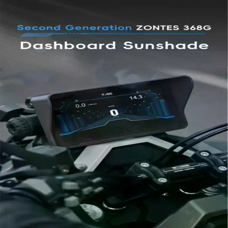 For ZONTES ZT 368G 368-G 368 G G368 2024 2025 Motorcycle Dashboard Sun Visor Cover Instrument Screen Sunshade Guard Protection
