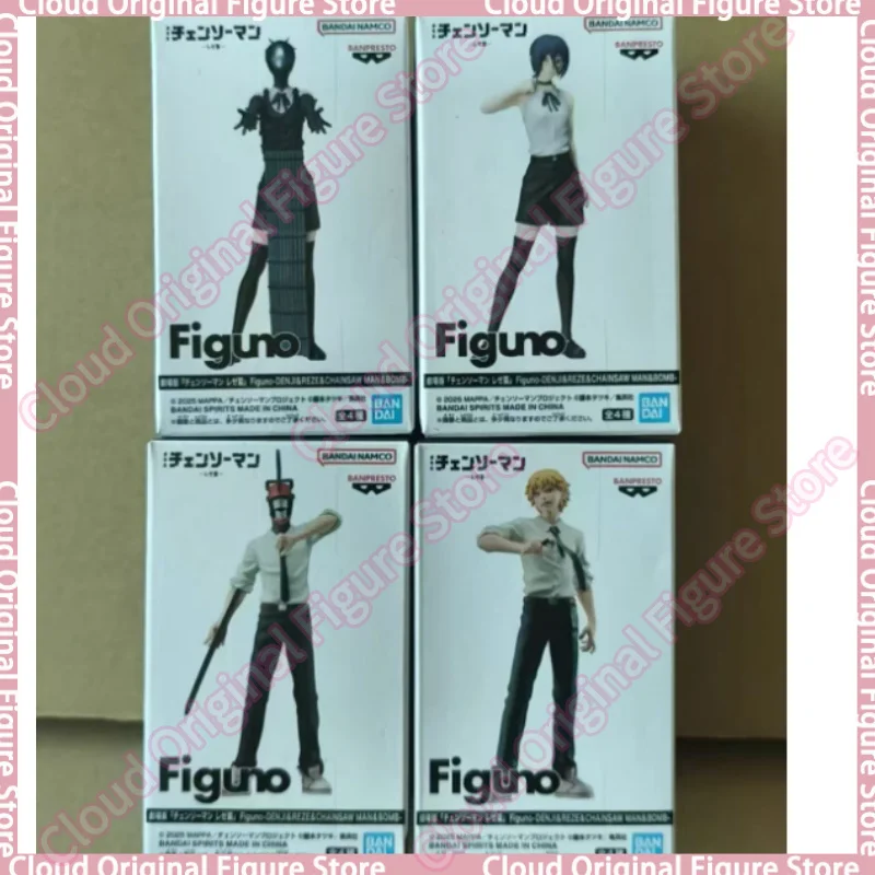 In Stoc 100% Original BANDAI BANPRESTO Figuno Theater Version Chainsaw Man – The Movie：Reze Arc Anime Figures Model Toys