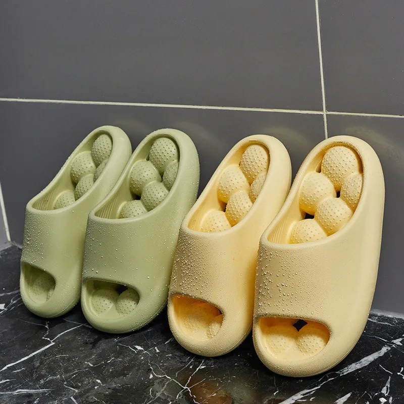 Women Slippers Summer New Fashion Thick Soled Bathroom Home Fashionable Soft Soled Indoor Non Slip Flip Flops Slippers for Women