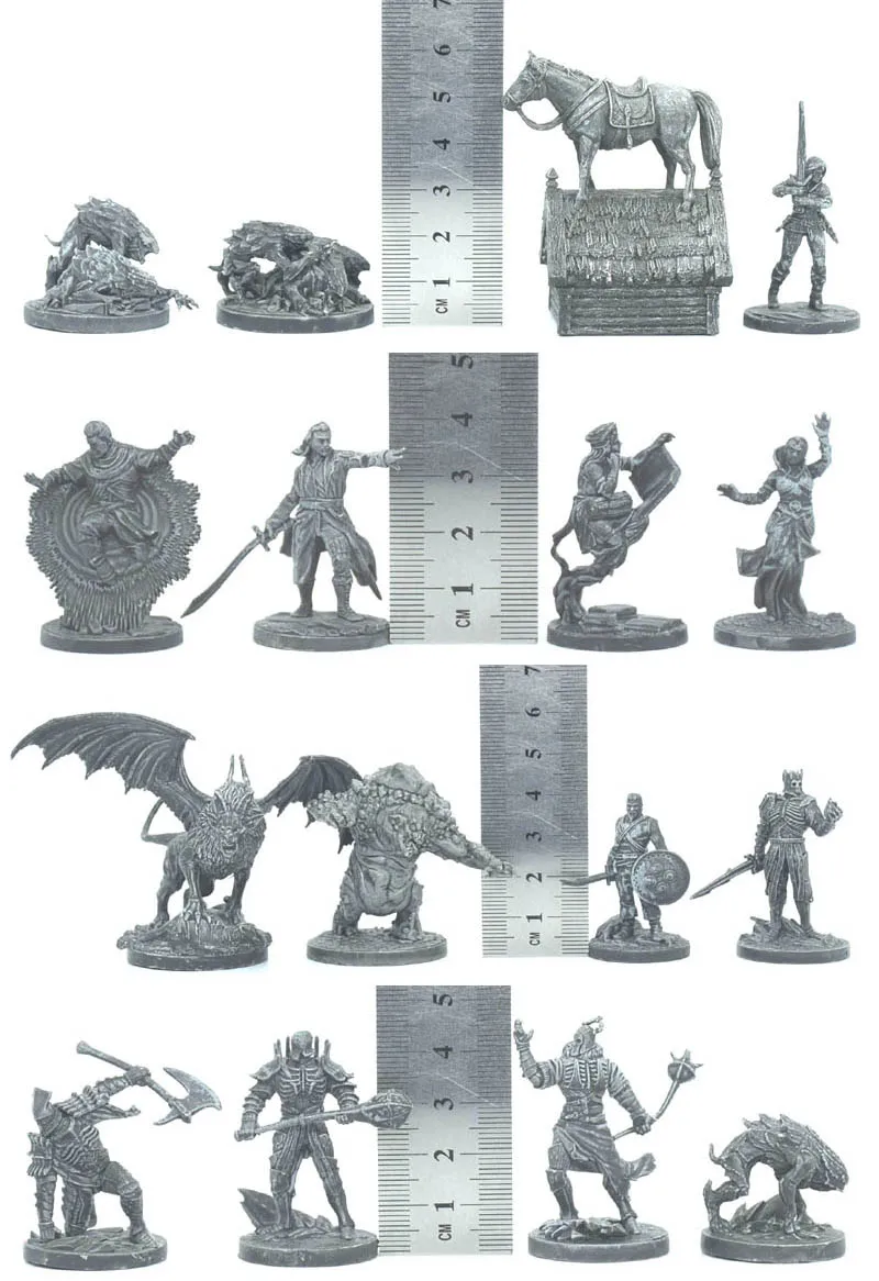 TRPG BBG board game Old World miniatures 33~48 Centaur House Skeleton King Flying Lion Monster Warrior Scholar figures