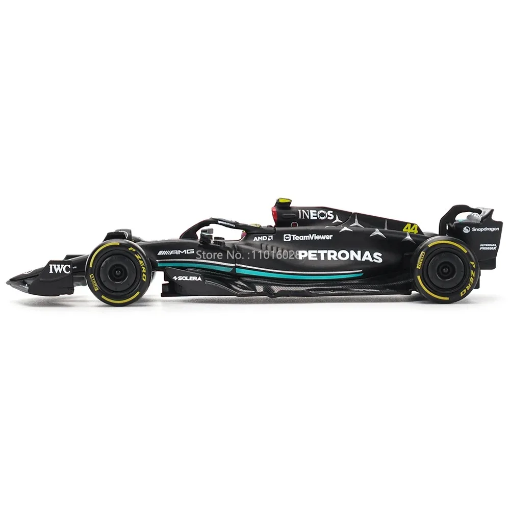Bburago 1:24 2023 Mercedes-Benz W14 44 # Hamilton 63 # Russell Formula Super Toy Druckguss-Automodell aus Legierung Ferrari Red Bull McLaren – Detail 8