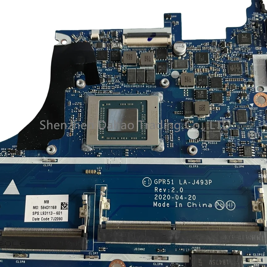 GPR51 LA-J493P For HP ENVY X360 Convertible 15-EE 15M-EE 15Z-EE Laptop Motherboard With R5-4500 CPU L93113-601 Full Tested