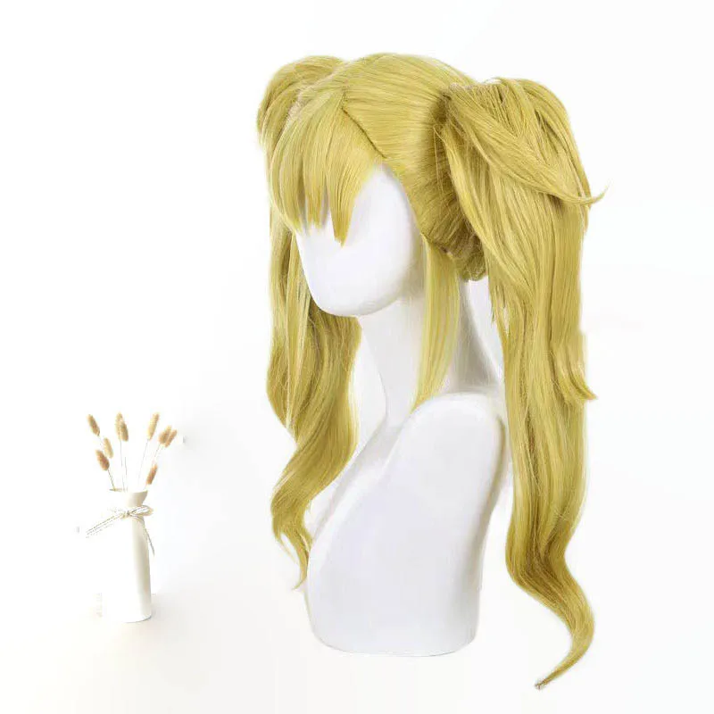 Kikoru Shinomiya Cosplay Wig Anime Kaiju No 8 Long Blonde Hair Double Temperature Hair Strands Performance Halloween For Women