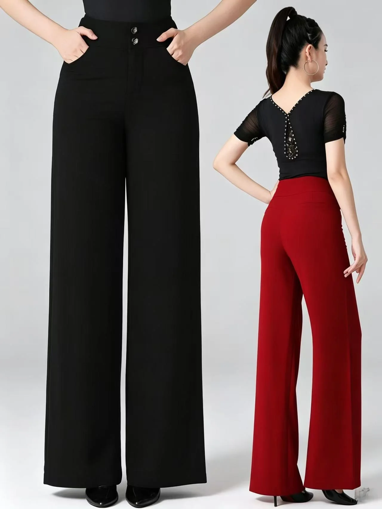 pantalon-de-danse-moderne-a-taille-haute-et-jambes-larges-coupe-ajustee-printemps-ete-automne-pantalon-long-fin-sensation-de-drape-poches-pour-femme