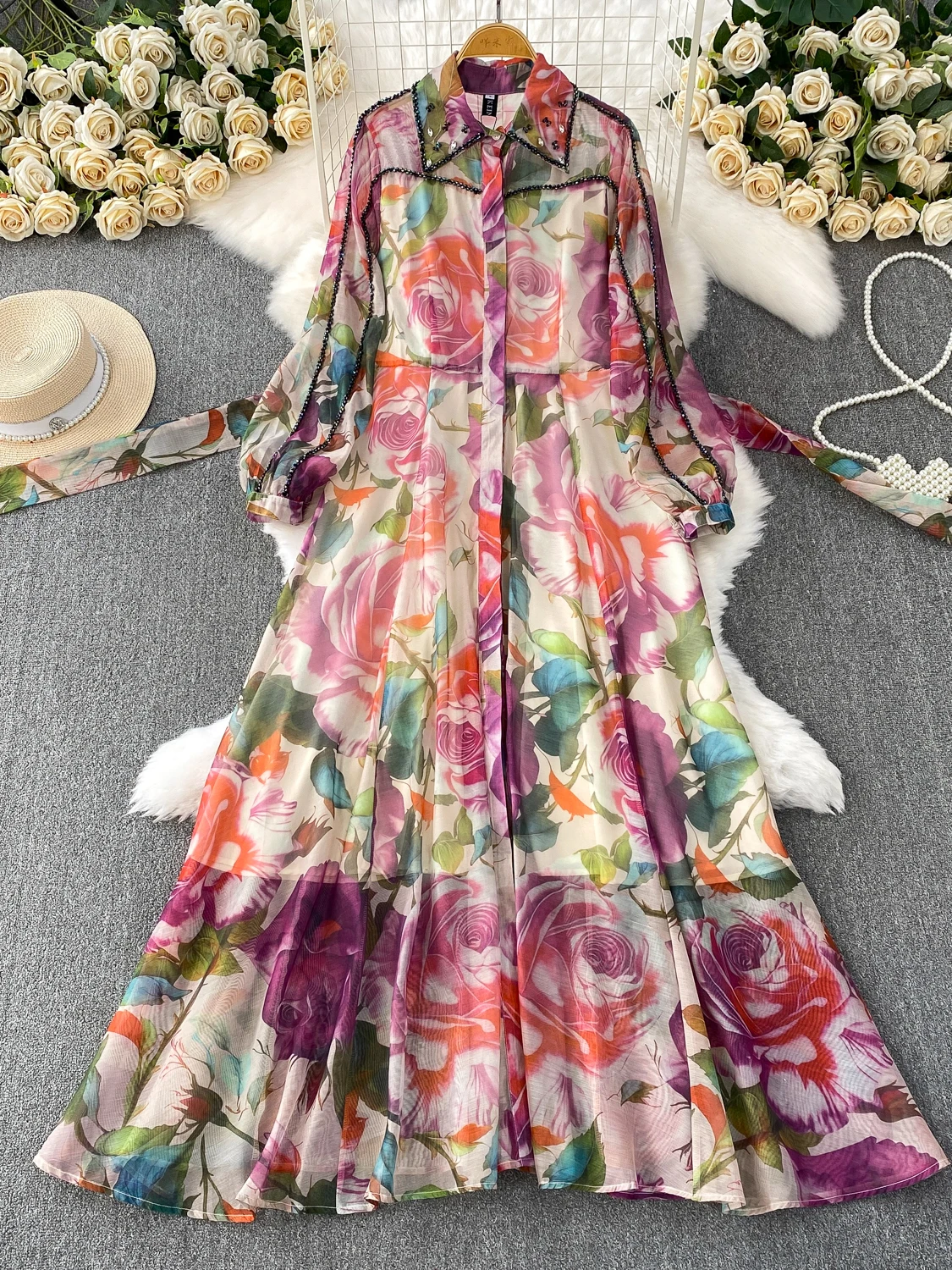 Thumbnail 2 - #36 Trending Flowing Long Dress Right Now