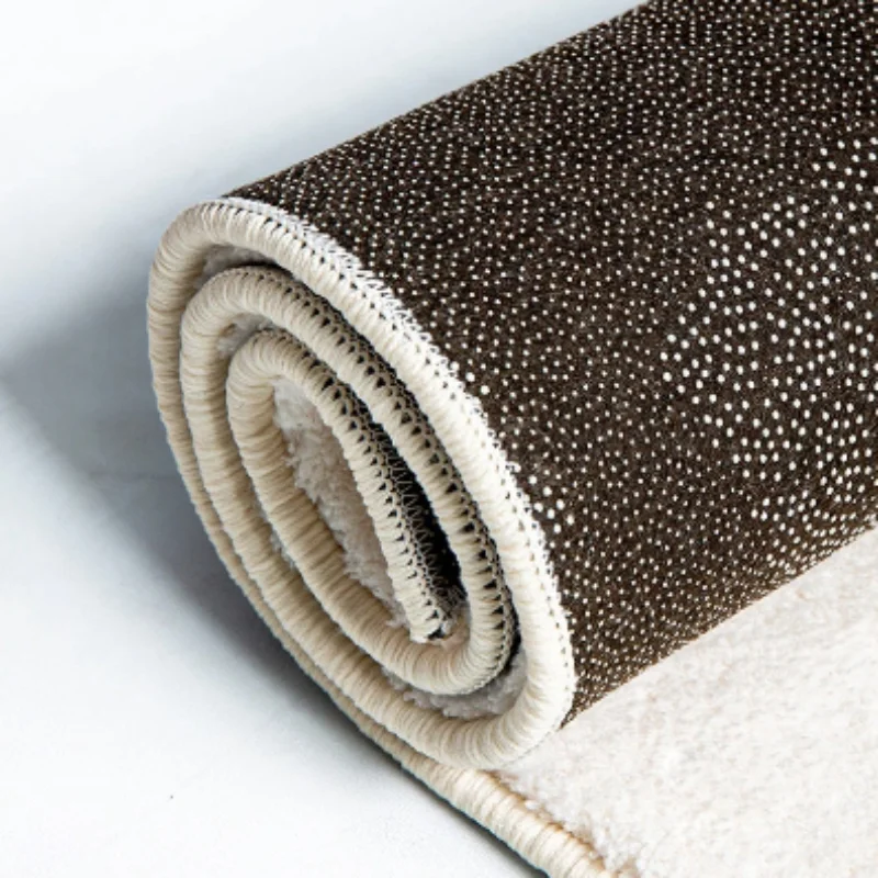 Large Area Living Room Decoration Carpet Fluffy Soft Plush Rug Home Cream Style Floor Mat Thick Checkerboard Rugs for Bedroom image 6