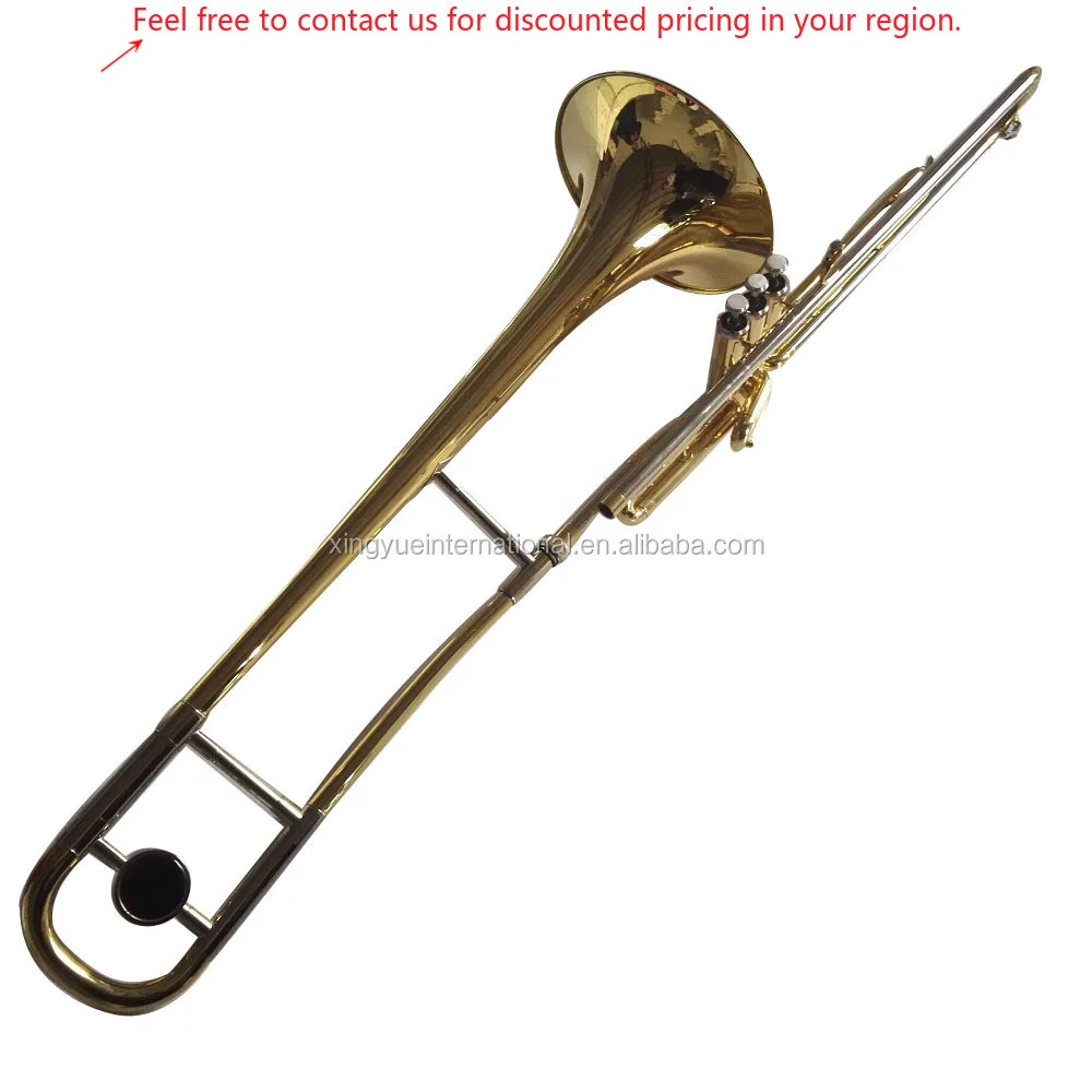 

Professional Piston Valve Trombone - Heavyweight Brass Construction