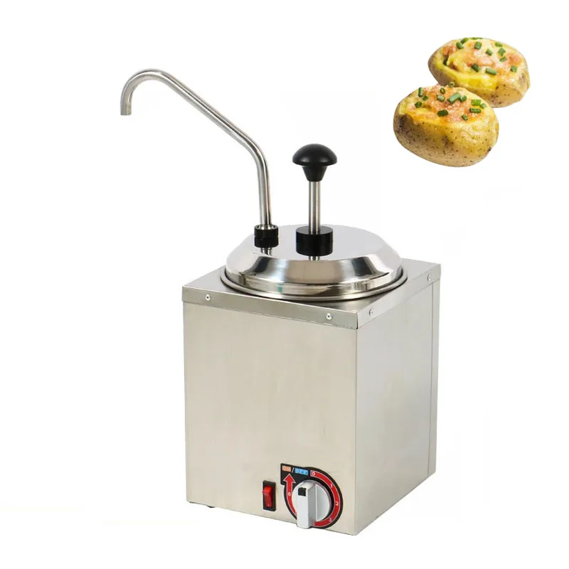 2.5L 220V 110V Commercial Cheese Pump Dispenser Electric Sauce/Cheese/Chocolate/Butter Pump Warmer for Restaurant