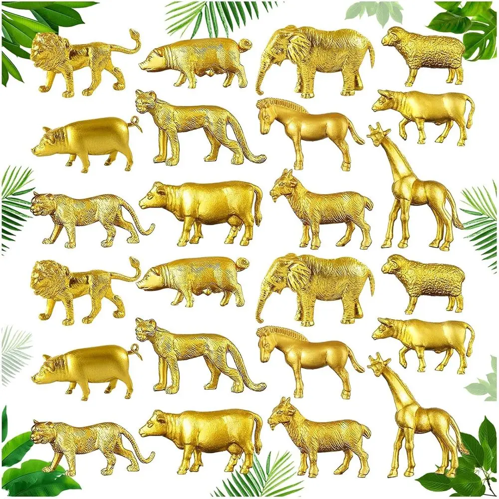 48 Pcs Gold Plastic…