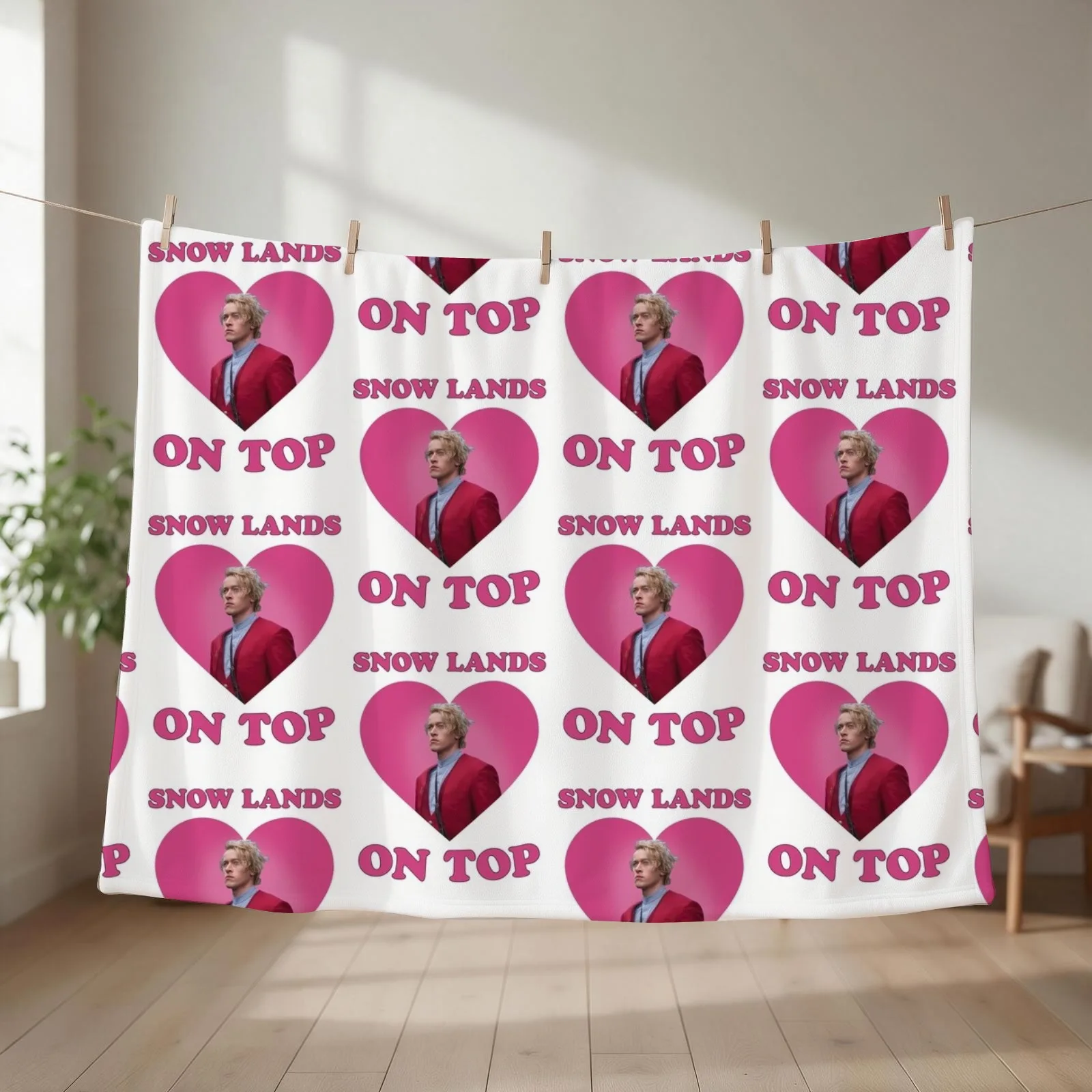Snow Lands On Top Coriolanus Snow Throw Blanket Comforter Custom Luxury Brand Bed covers Blankets