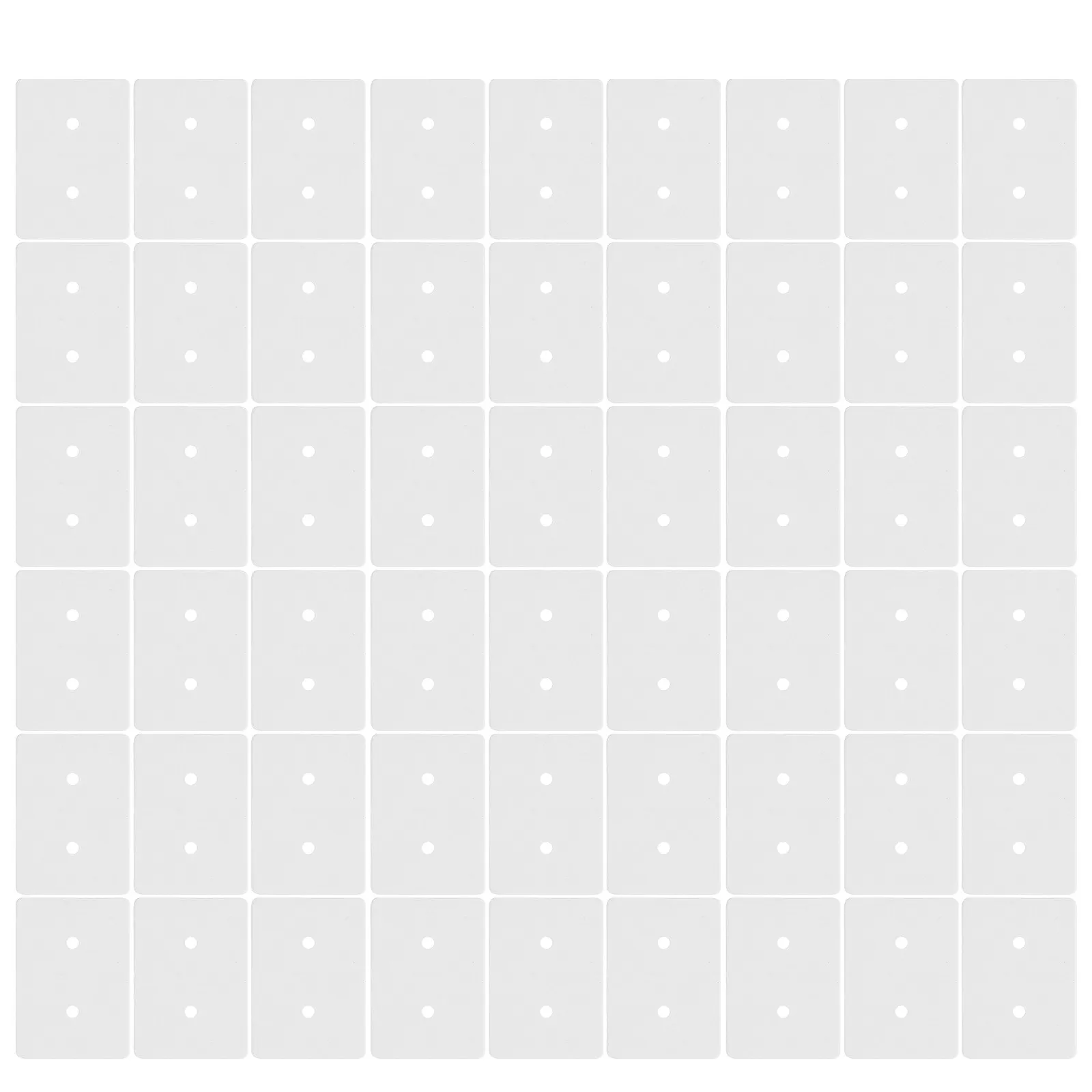 

100Pcs Kraft Paper Earring Holder Cards 3.5x2.5cm Blank Sturdy Display DIY Jewelry Packaging for Vendors Craft Retail Selling