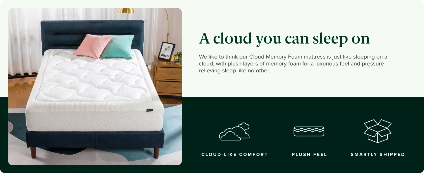 S6bf7e6ef8ee5410c974251a74d4a6df69 Queen Size 10 Inch Cloud Memory Foam Mattress CertiPUR-US Certified