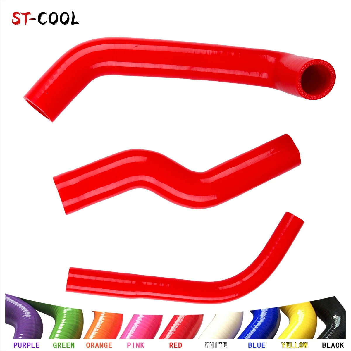 For Autobianchi A112 3-7 series 900 1000 1050 Lancia A 112 S3 S4 S5 Silicone Radiator Hoses Kit Silicon Tubes 3Pcs