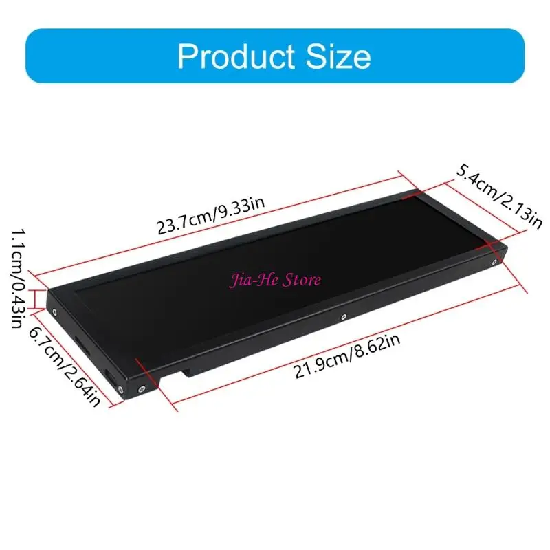IPS Panel PC System Monitor 8.8 cala podwozia ekran 600 NITS Brightness Sprzęt w czasie rzeczywistym śledzenie aluminium