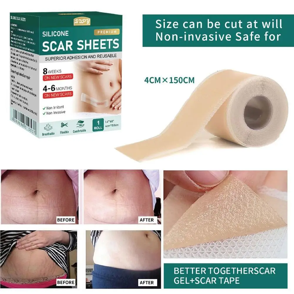 

Self-adhesive Silicone Scar Stickers Surgical Scars Disembowelment Scars Invisible Stickers Burns Burns Beauty Stickers