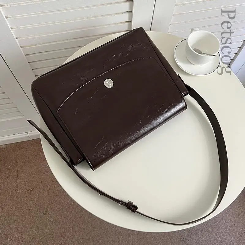 Glossy Pu Leather Crossbody Bags For Women Green Large Capacity Flap Casual Shopper Messenger Purse Female Fashion Shoulder Bags