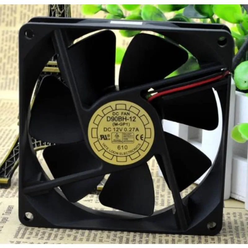 

Новый охлаждающий вентилятор D90BH-12 12 В 0,27 А Охлаждающий вентилятор 90*90*25 мм