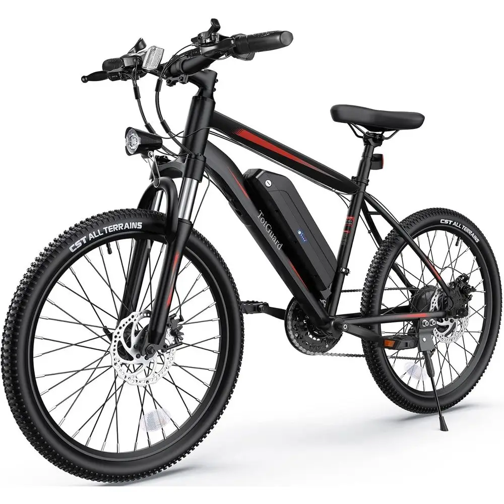 

Electric Bike or Adults, 26" Ebike with 350W BrushlMotor, 19.8MPH Electric ycle with 374.4WH Removable Battery, 50 Miles Electri