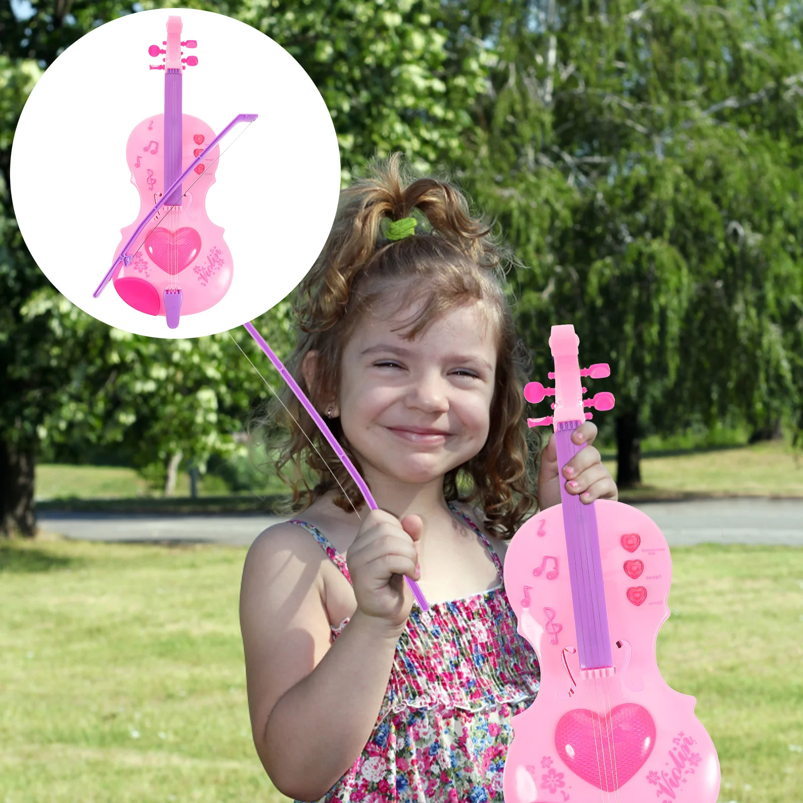 

Toy Toys Imitation Violin Children Instrument Music Plaything Educational Miniature Rosy Kids Work