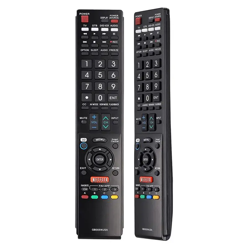 A33T GB005WJSA Universal Remote Control Replacement for Sharp AQUOS Smart TV GB004WJSA GB105WJSA GA935WJSAE