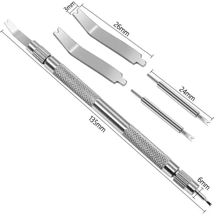 Double Headed Watch Repair Tool Watch Spring Bar Tool Watchband Strap Removal Disassembly Pins Watchmaker Tools Accessories