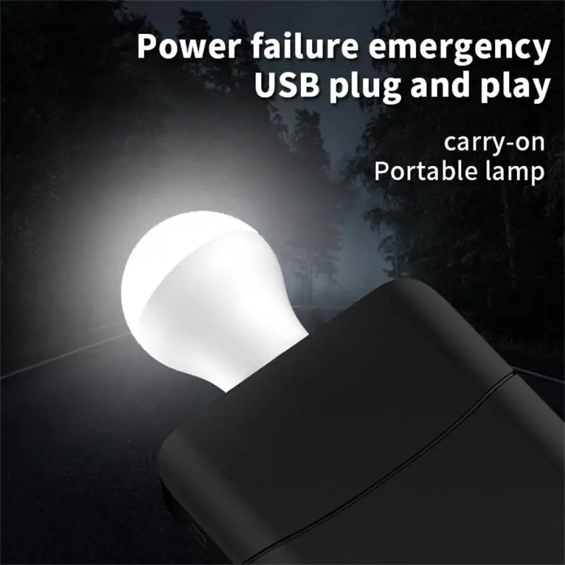 Usb plug lâmpada computador de carregamento energia móvel usb pequeno livro lâmpadas led proteção para os olhos luz leitura pequena luz redonda luz da noite