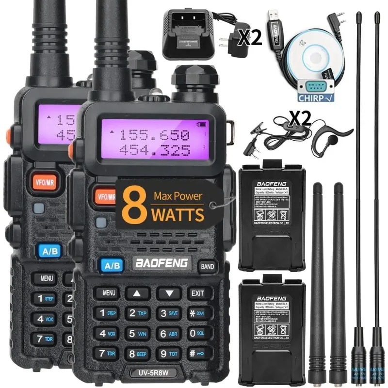 1/2PCS UV-5R 8W Tri… - image
