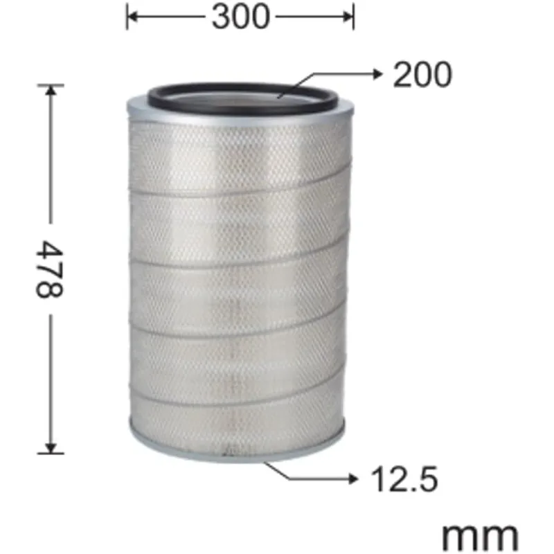 Air Filter AF25276-A AF25277 AF25276A For Lishide SC330.8A SC330.8B Excavator
