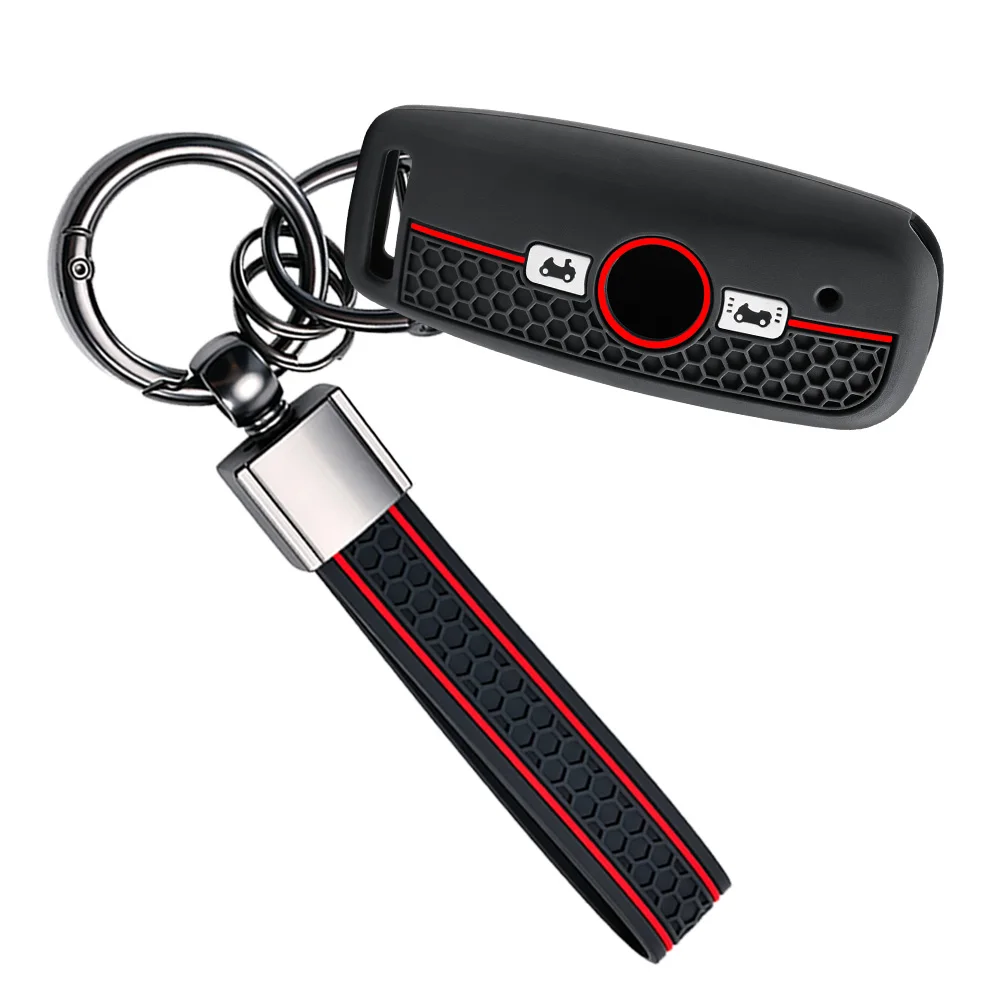 KeyChain Silicone Motorcycle Key Case Shell Cover For Honda GL1800 Gold Wing GoldWing 2018 2019 2020 Accessories