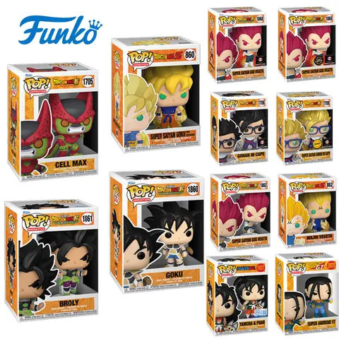 【In Stock】Genuine Funko POP Dragon Ball Series Figurine Cartoon Model Desktop Decoration Anime Figure Holiday Gift Trendy Toy