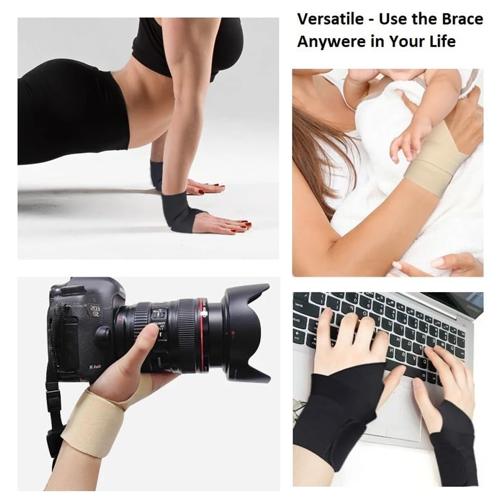 1PC Wrist Brace Compression Strap Wrist Support Carpal Tunnel Ultra-Thin Elastic for Tear,Wrist Brace for Arthritis Pain,Sprains