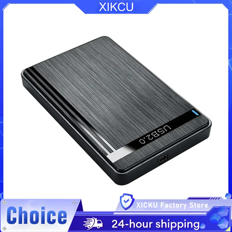 Hochgeschwindigkeits-USB-2.0-2,5-Zoll-SATA-Festplattengehäuse für SSD, für HDD, für Laptop, für PC, für Desktop, für den täglichen Gebrauch im Home Office.