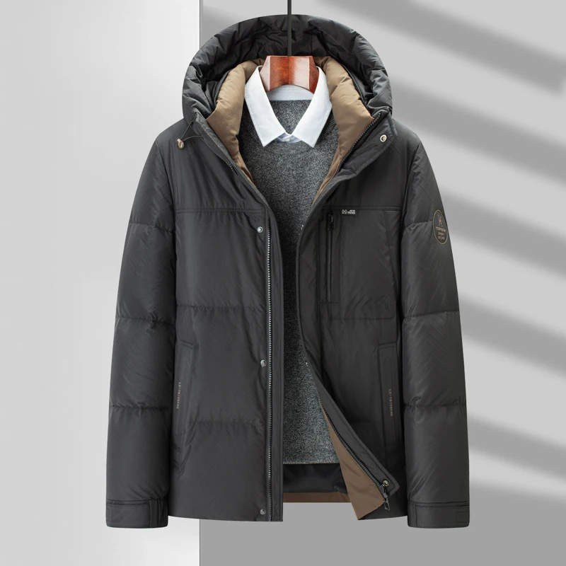 Yeae Kapuze Herren leichte Daunen jacke Enten Daunen männliche Polsterung Herren gepolsterte Jacke Mantel Winter Herren Mäntel für Herren Designer