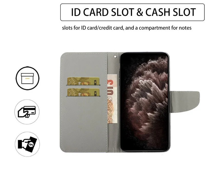 Skórzany pokrowiec na POCO X3 NFC M4 Pro 5G Redmi Note 7 Pro 7A karta etui Flip Wallet uchwyt na Slot okładka książki na telefon kwiat