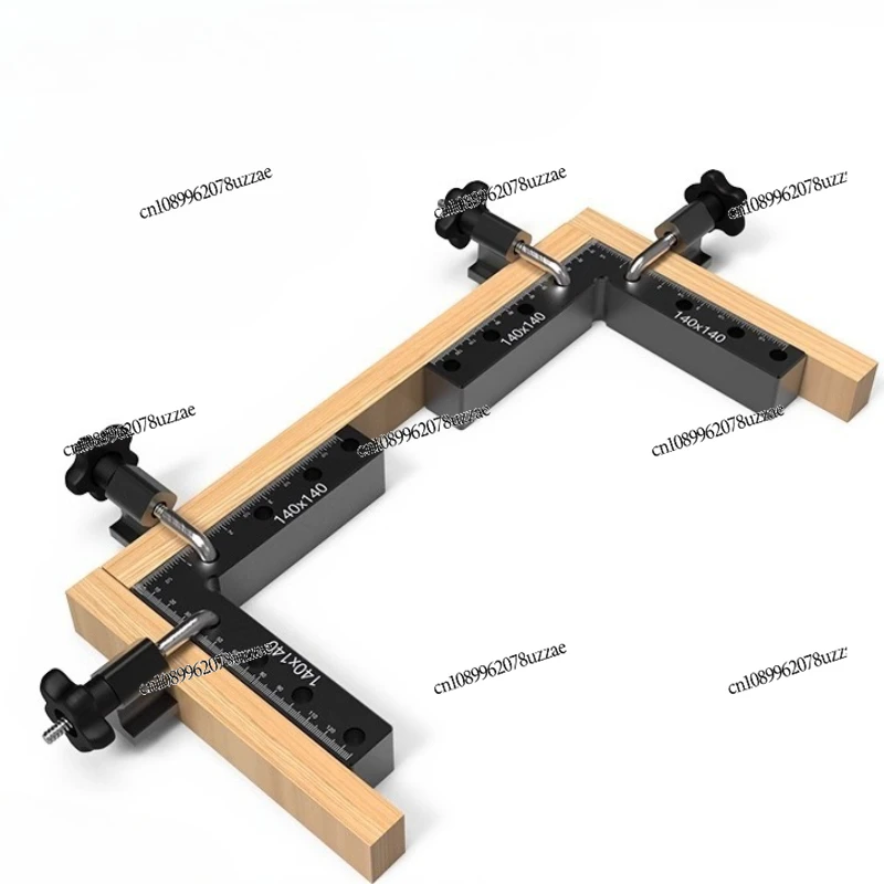 Woodworking Puzzle Fixed Square Ruler, Woodworking Square Ruler L Ruler, Aluminum Alloy Right Angle Positioning Ruler