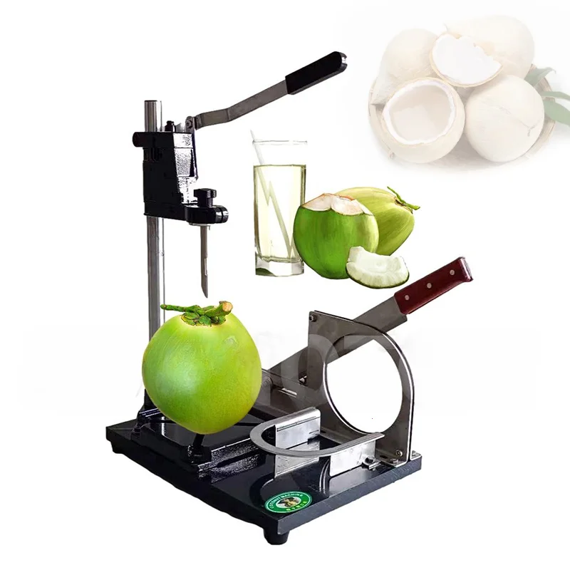 Manual Green Coconut Opener Hand Press Coconut Peeling Machine