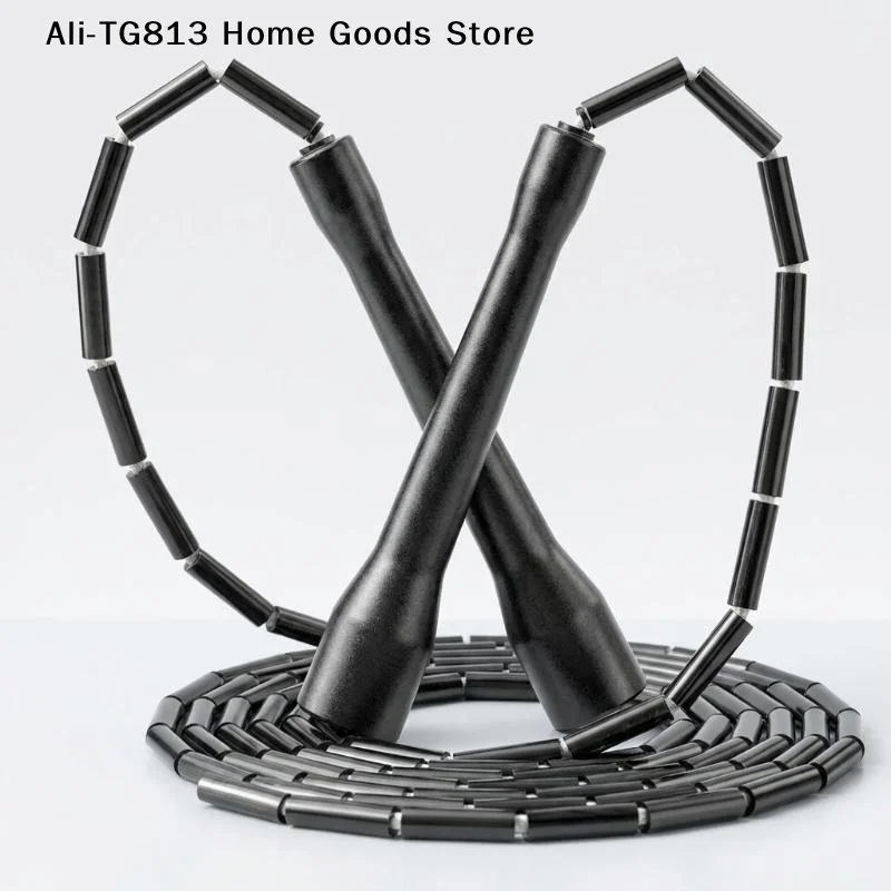 [TG813]PE Beaded Segmented Jump Rope Bamboo Knot Fitness Rope For Student Adult Sports Training