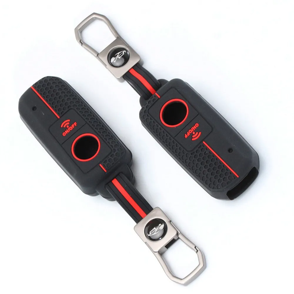 Remote Key Case Cover Fob Shell for YAMAHA XMAX300 NVX155 AEROX TMAX560 ID49 Car Key Fob Cover Sport Racing Style