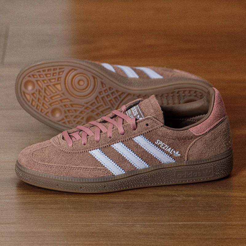 Adidas (Adidas) Trefoil Zapatillas de deporte para mujer Handball Spezial Retro Fashion Zapatos casuales Ih1503