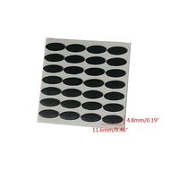 R2LA 28Pcs Mouse Feet Rounded Mouse Skates Mouse Glides Pads for A4tech X-760