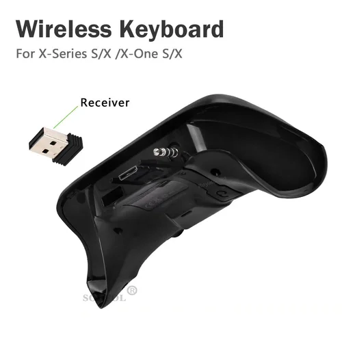 Imagen 2 del producto Mini controlador inalámbrico de 2,4 Ghz, teclado para juegos, Chatpad con conector de Audio/auriculares para accesorios de controlador Xbox Series X/S