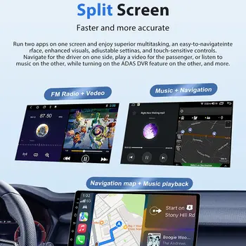 Autorádio s video multimediálním přehrávačem pro Mazda MX-5 III 3 NC 2008 - 2015, bezdrátové CarPlay, DSP stereo, GPS navigace, rozdělená obrazovka, BT 8 nejlepší prodej stereo obrazovka Mazda 3 2008 - №4