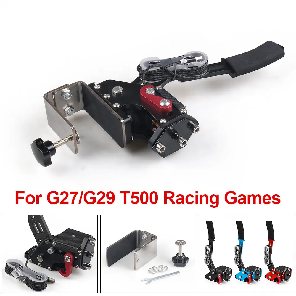 With Fixed Bracket 14 Bit Usb Handbrake Sim For Racing Games G25/27/29 T300 T500 Fanatec Osw Dirt Rally