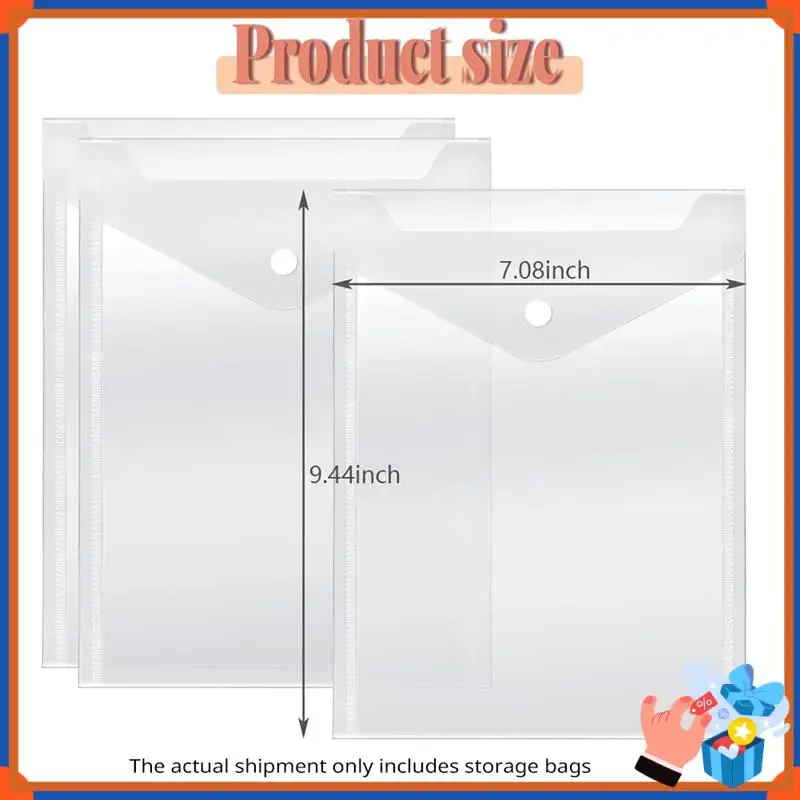 Compact 40 Pack Stamp And Die Storage Pockets, Reusable Envelopes Waterproof Sticker Organizer Receipt Holder (7Inchx9.4Inch)